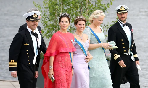 Frederik al Danemarcei, Mary a Danemarcei, Prințesa Martha Louise a Norvegiei, Prințesa Mette Marit și Prințul Haakon al Norvegiei   GettyImages 170191331 jpg
