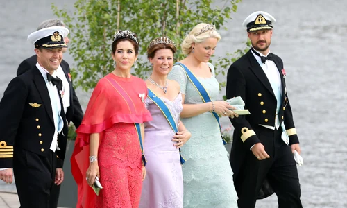 Frederik al Danemarcei, Mary a Danemarcei, Prințesa Martha Louise a Norvegiei, Prințesa Mette Marit și Prințul Haakon al Norvegiei   GettyImages 170191331 jpg