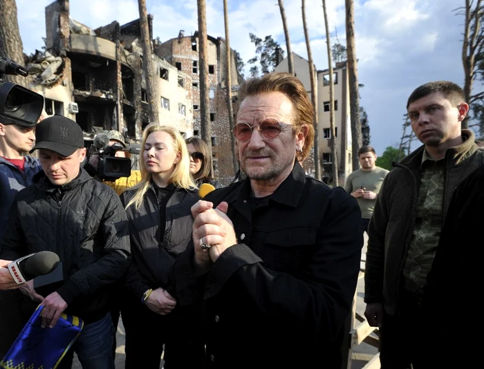 Bono în Ucraina.