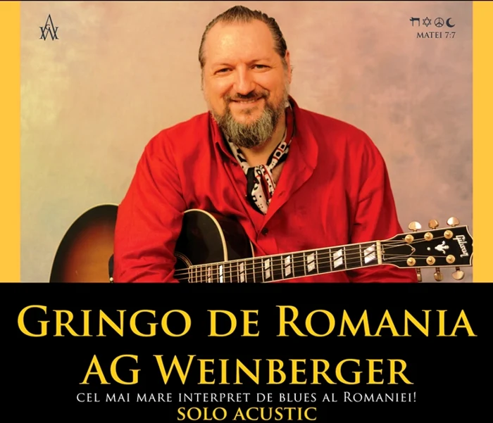 AG Weinberger este chitarist de excepţie, vocalist, interpret la muzicuţă, producător şi realizator de emisiuni radio şi TV, producător de albume, el este o certă autoritate în domeniu