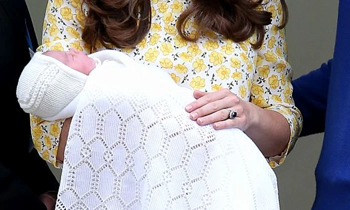 The Duke And Duchess Of Cambridge Depart The Lindo Wing With Their Daughter jpeg