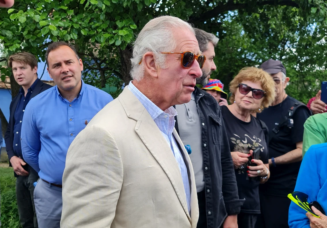 Printul Charles in Transilvania Viscri Valea Zalanului