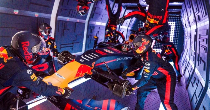 red bull pit stop