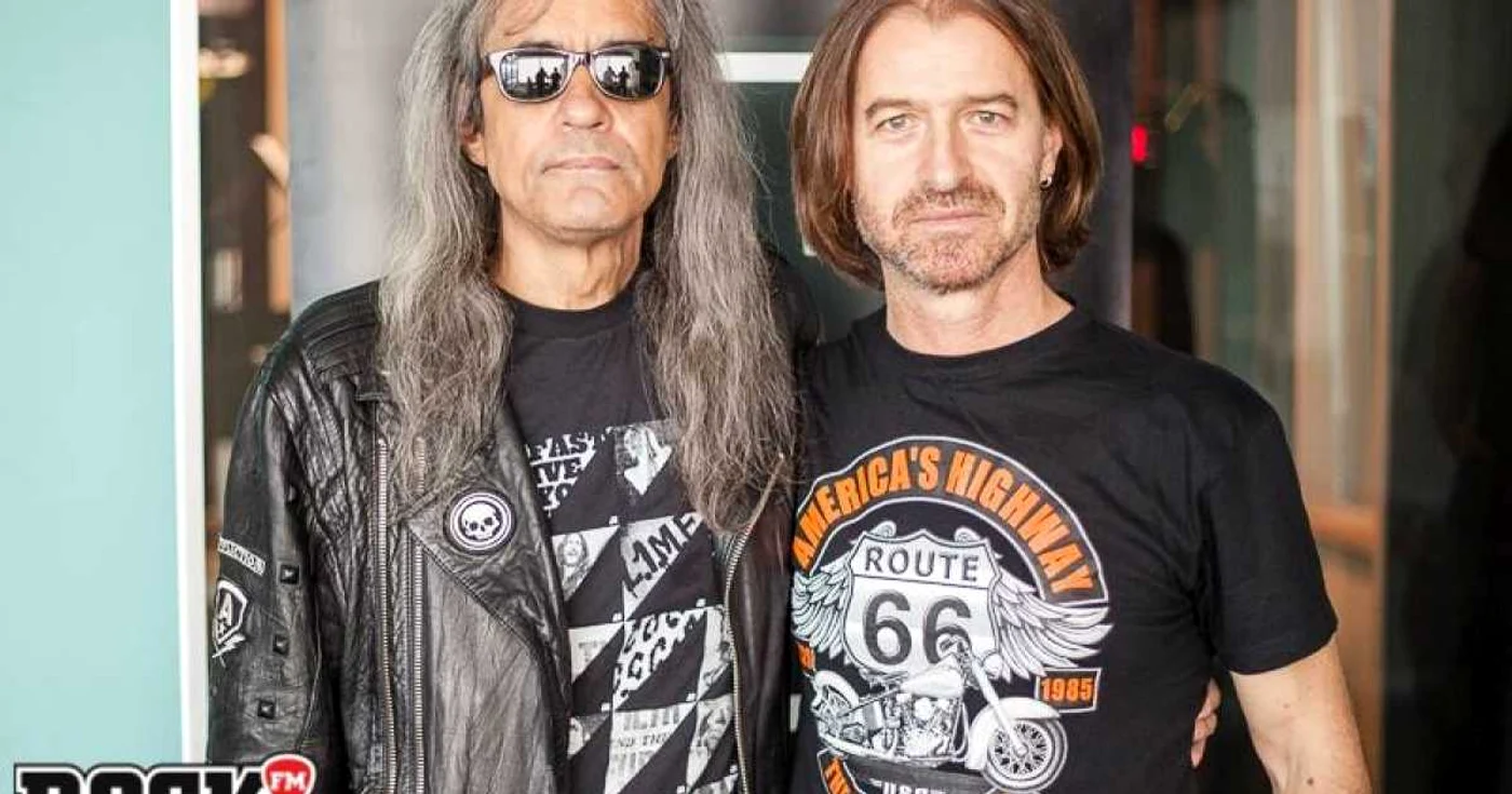 Cristi Minculescu, alături de Nuţu Olteanu FOTO Facebook/ Arhivă perosnală/ Rock FM
