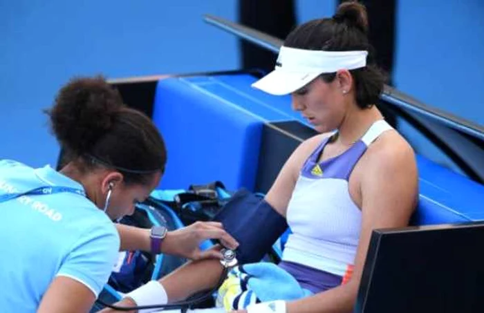 Garbine Muguruza a cerut intervenţia medicului în primul set jucat la Australian Open 2020