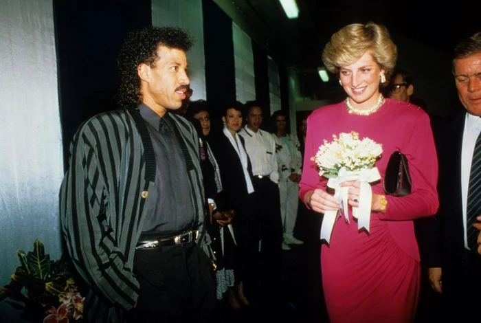 Lionel Richie o admira pe Prinţesa Diana (Foto: Profimedia).