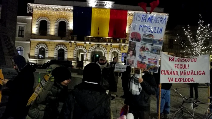 Protest în Cluj. 23 decembrie 2017  FOTO: Remus Florescu