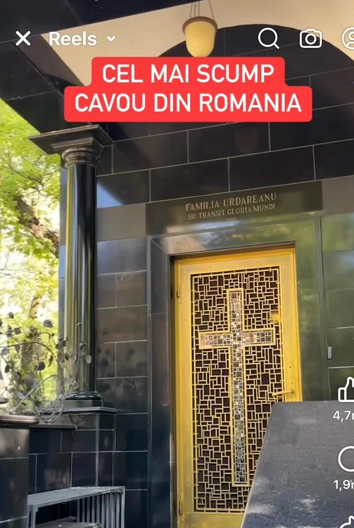 Cavoul familiei Urdăreanu / Foto: captură video FB