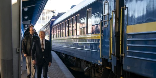 Joe Biden peron gara Kiev tren foto AFP jpg