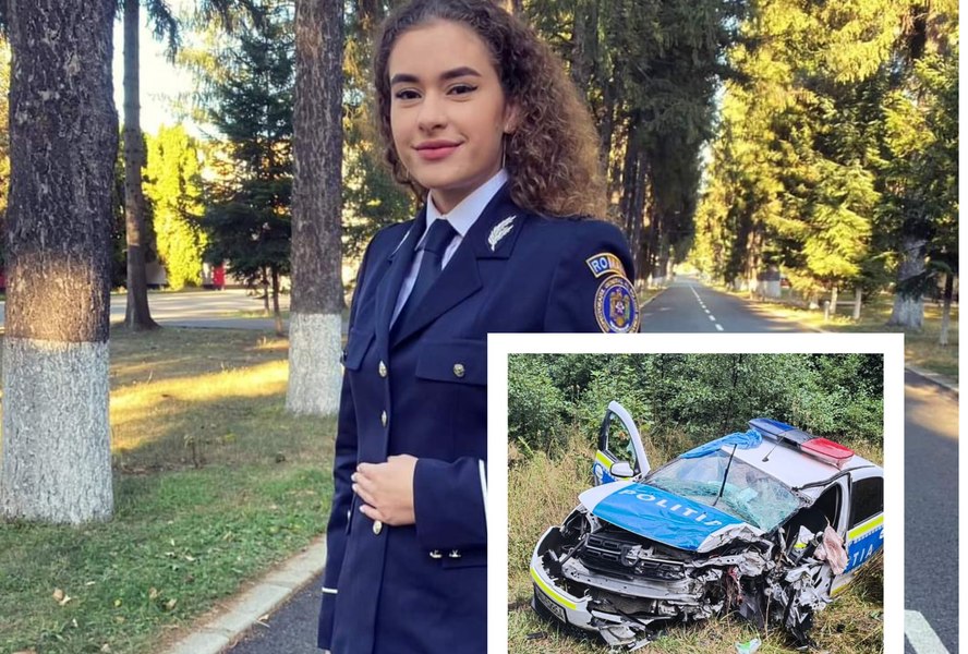 O polițistă de 21 de ani din Brașov a murit într-un accident pe DN13. Autospeciala ar fi fost acroșată de remorca unui TIR