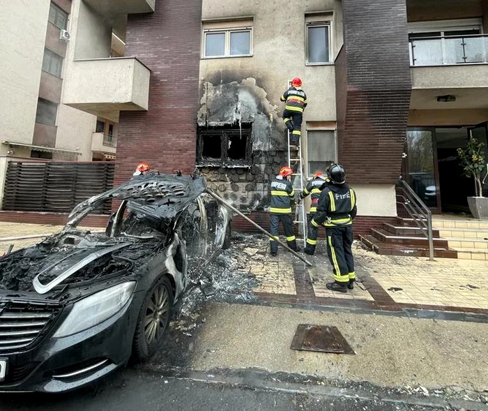 Incendiu în cartierul Francez