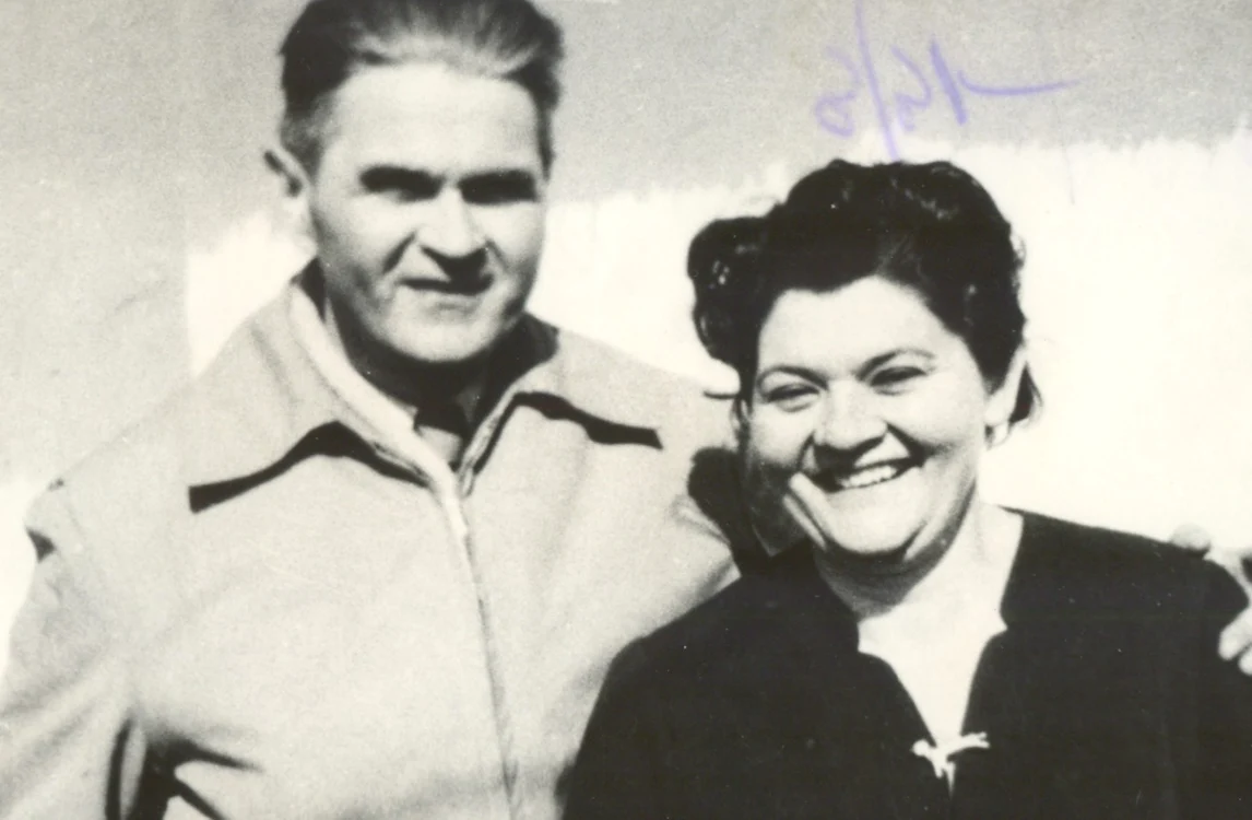 Seniorul şi sora lui, Doina Coposu FOTO Arhivă Marin Pop