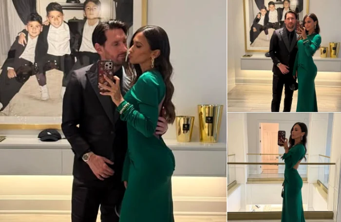 Messi și soția sa, Antonela Roccuzzo. FOTO Facebook Messi Moments 
