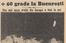Caniculă în București (foto: Adevărul, 20 iulie 1931)