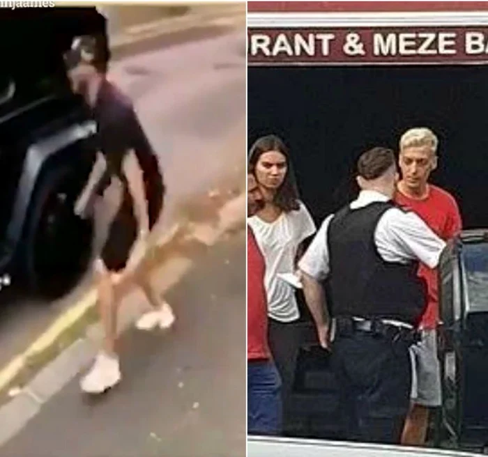 Jucătorii lui Arsenal au fost atacați în mijlocul zileiFoto: captură video