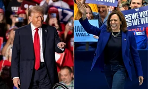 donald trump kamala harris AFP jpg