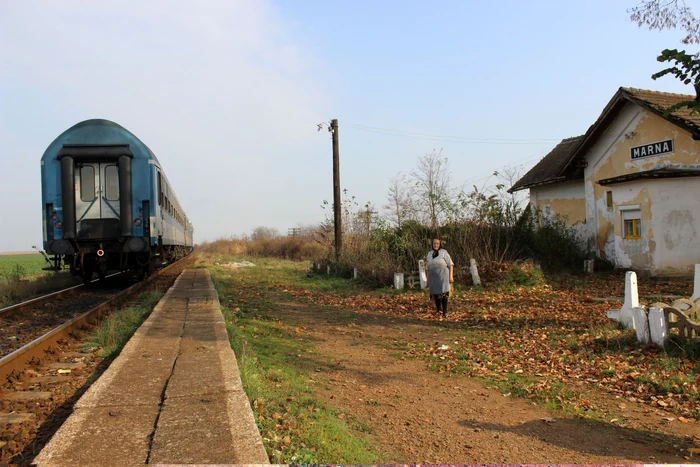 Gara Marna Nouă, din partea de sud-vest a judeţului Satu Mare