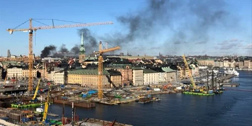 Explozie stockholm FOTO AFP