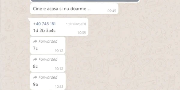 captura mesaje examen piloiti whatsapp FOTO Libertatea