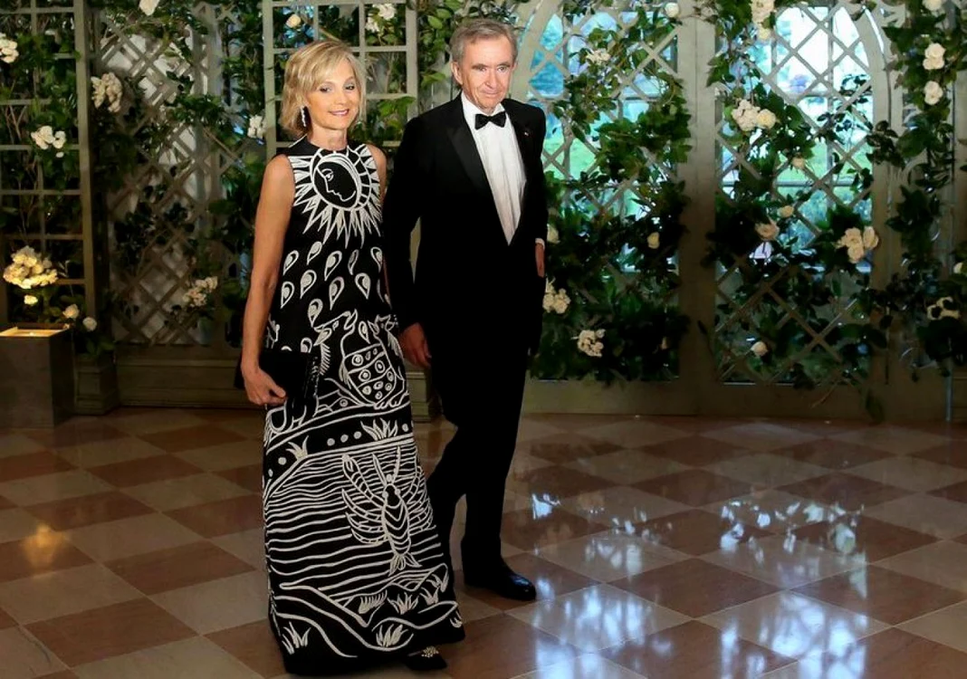 Bernard Arnault şi soţia sa FOTO Profimedia
