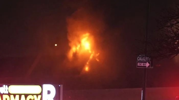 O minge de foc a acoperit cerul FOTO: Captura video