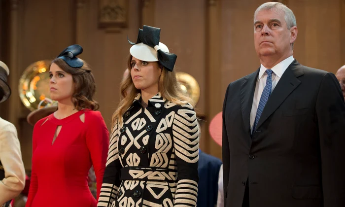Prințesa Eugenie, Prințesa Beatrice și tatăl lor, Prințul Andrew alias Andrew Mountbatten Windsor   GettyImages 539186900 jpg
