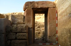 Rămășițele unui templu vechi de 4.500 de ani, descoperite în Valea Nilului (© Facebook / Ministry of Tourism and Antiquities)