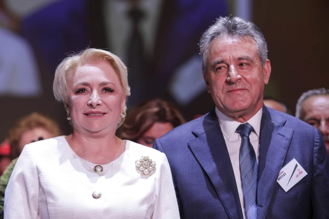 Viorrica Dăncilă şi soţul acesteia FOTO Inquam Photos