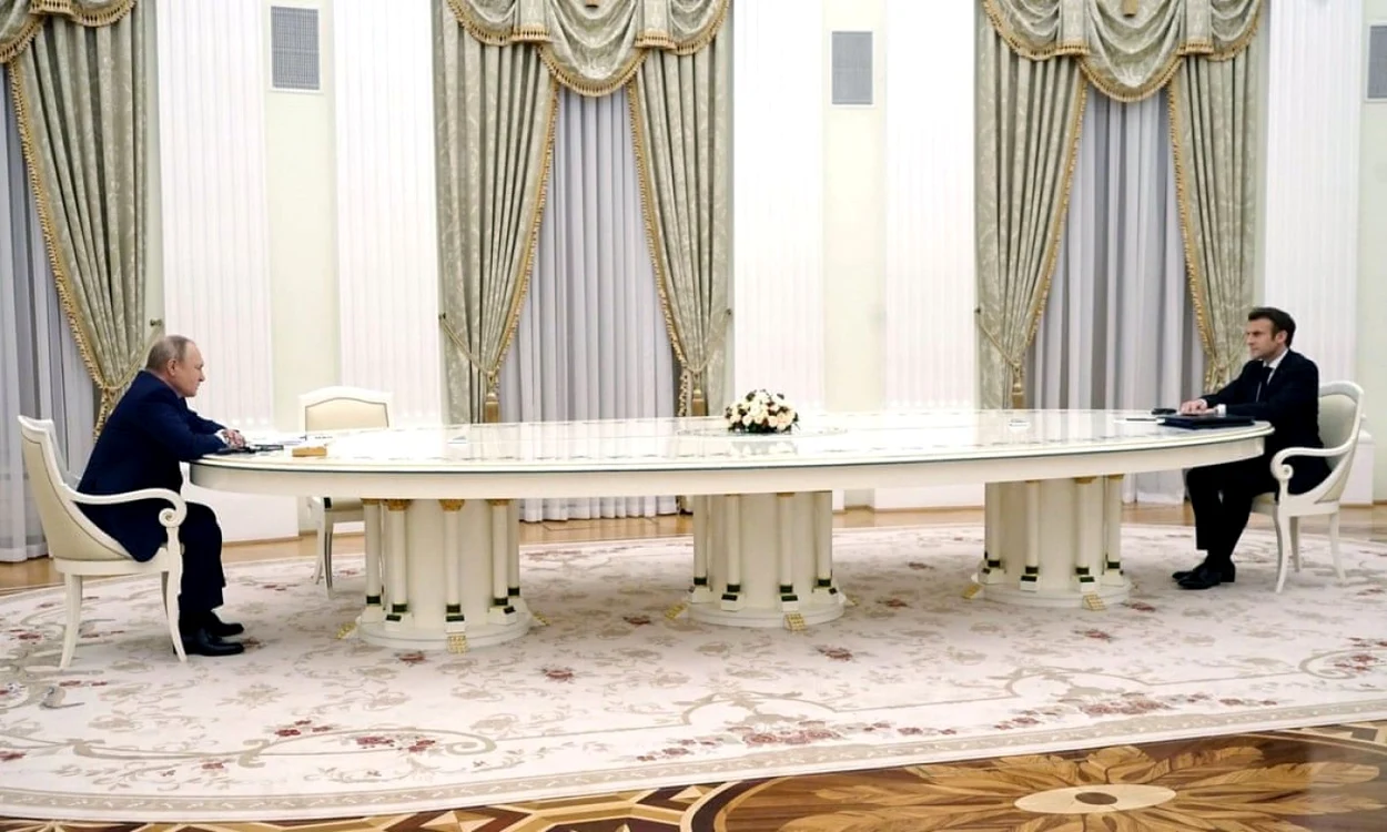 Putin's massive table: powerplay or paranoia? | Vladimir Putin | The  Guardian