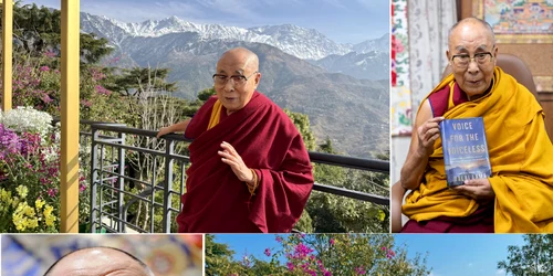 Dalai Lama și cartea în care anunță viitorul Tibetului în opoziție cu pretențiile Chinei Colaj Facebook Dalai Lama
