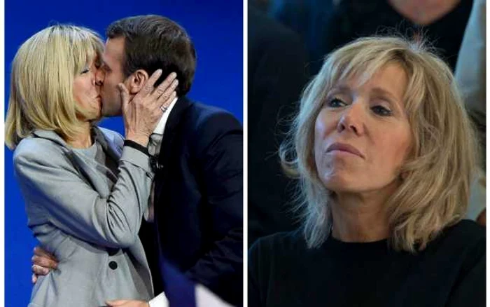 Emmanuel şi Brigitte Macron