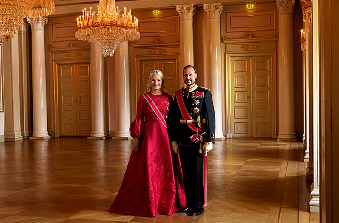 Prințul Haakon și Prințesa Mette Marit ai Norvegiei 