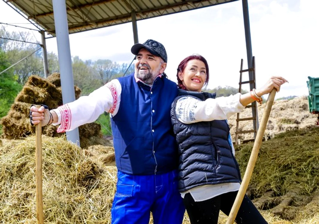 Daniel Iordăchioaie a făcut echipă cu Rona Hartner la „Ferma vedetelor”