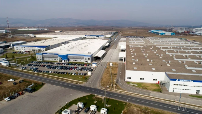 Platforma industrială Daimler Mercedes din Sebeş. Foto: Facebook/ Star Assembly