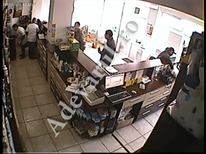 Incidentul a fost filmat de camerele de supraveghere