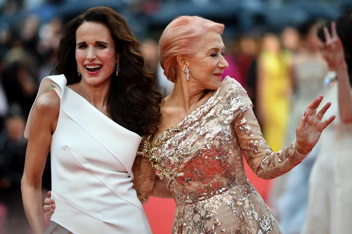 Helen Mirren și Andie MacDowell