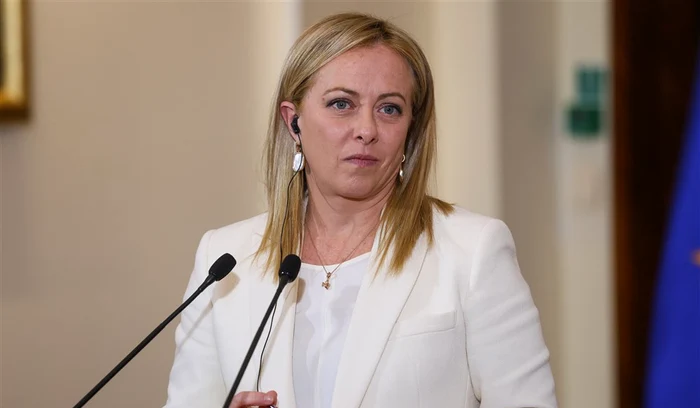 Giorgia Meloni, premierul Italiei FOTO: EPA EFE