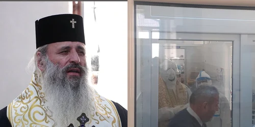 Teofan slujind la spital