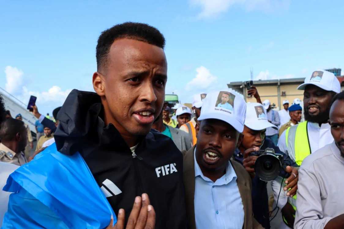 Omar Artan a fost întâmpinat ca un erou în Somalia (Foto: EPAImages)