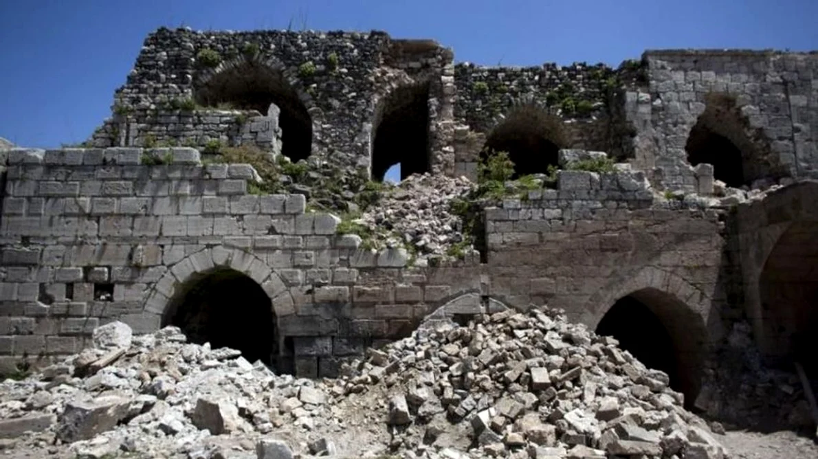 Crac des Chevaliers, o veritabilă piesă a istorie cruciadelor, victimă colaterală a războiului civil din Siria jpeg