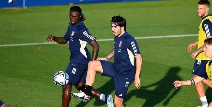 Sandro Tonali a fost trimis acasă de selecționerul Luciano Spaletti. Foto Profimedia
