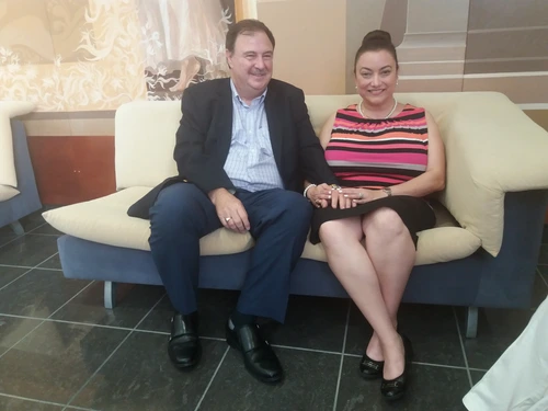 Alan Mehrez și soția sa, Aileen Rodriguez Foto: Andreea Dancu