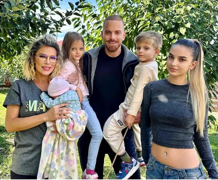 Alina Laufer e cea mai fericită de când are acasă patru copii