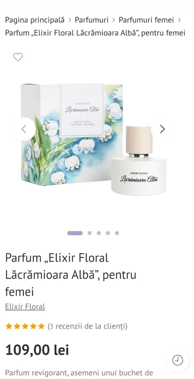 Parfumul preferat de Andreea Bălan / foto: vioricacosmetic.ro.