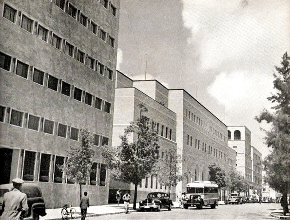 Banca Anglo-Palestiniană din Ierusalim, în perioada interbelică (© Wikimedia Commons)