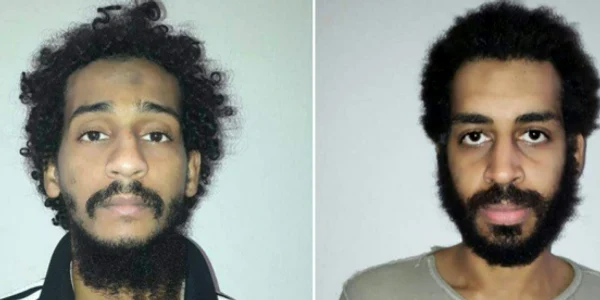 El Shafee el-Sheikh (stânga) şi Alexanda Kotey (dreapta) sunt doi dintre membrii grupului de terorişti ISIS Beatles Foto captură via The Independent