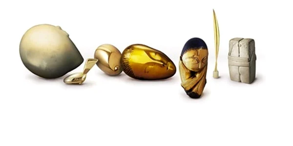 135 de ani de la nașterea lui Constantin Brâncuși au fost marcați printr-un doodle în 2011