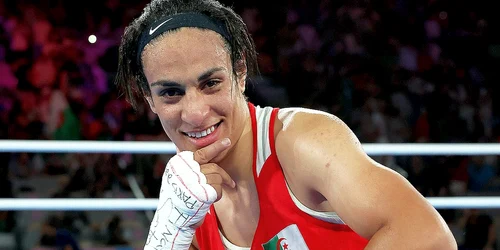 Imane Khelif, campioană olimpică la box. Foto Getty images