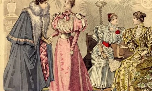 Exponatul lunii la Palatul Suţu:  Taior pentru plimbare,model 1910 jpeg