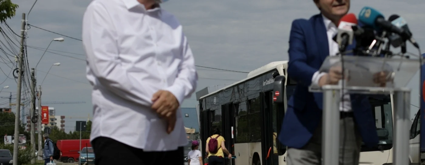 Nicuşor Dan şi Aurelian Bădulescu FOTO Inquam Photos / Octav Ganea